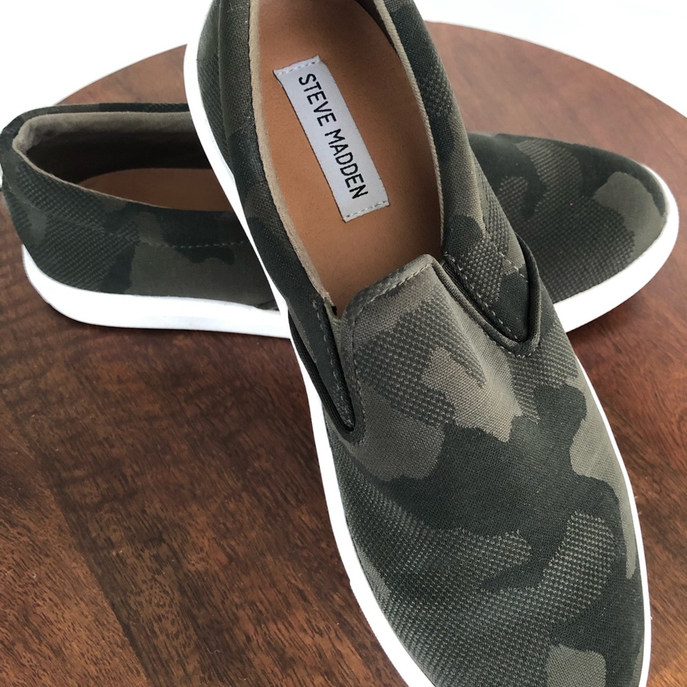Camo print shoes
